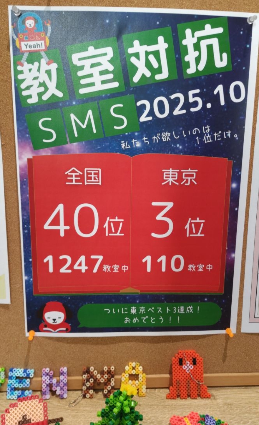 速読解力検定教室対抗スピードマスターズ結果！