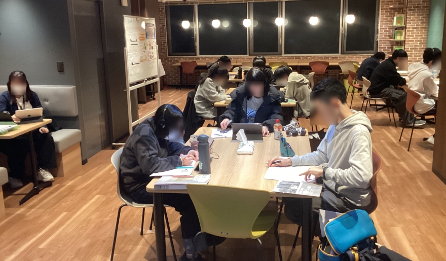 冬期講習初日の様子です